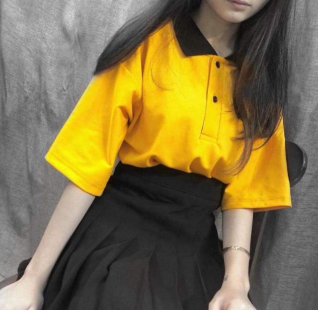 POLO MIX UNISEX HÌNH THẬT/ÁO THUN CỔ TAY LỞ