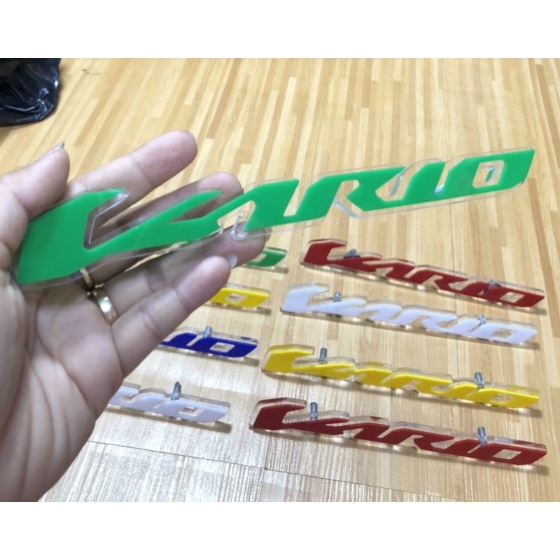 Chữ Vario 3D gắn mặt nạ