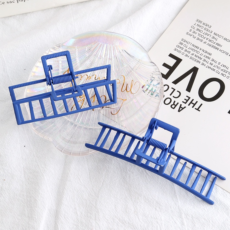 Kẹp Tóc Kim Loại Màu Xanh Dương Thời Trang