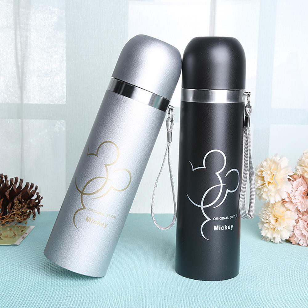 Bình giữ nhiệt 500ml hình in 1 màu Model22001 ly cốc cách nhiệt