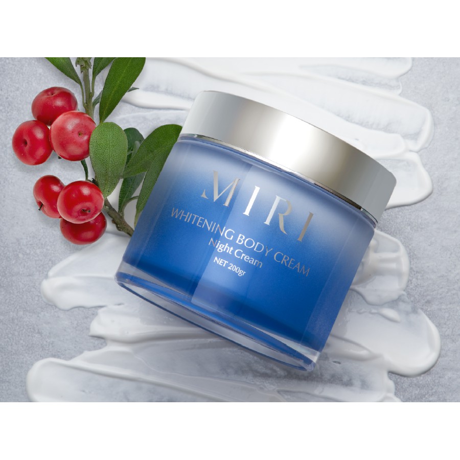 Kem Dưỡng Da Toàn Thân Ban Đêm Miri Whitening Body Night Cream 200g