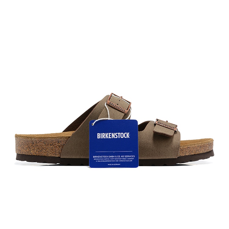 Dép Sandal Birkenstock Arizona Chất Liệu Da Chống Trượt Thời Trang Đi Biển Cho Cặp Đôi