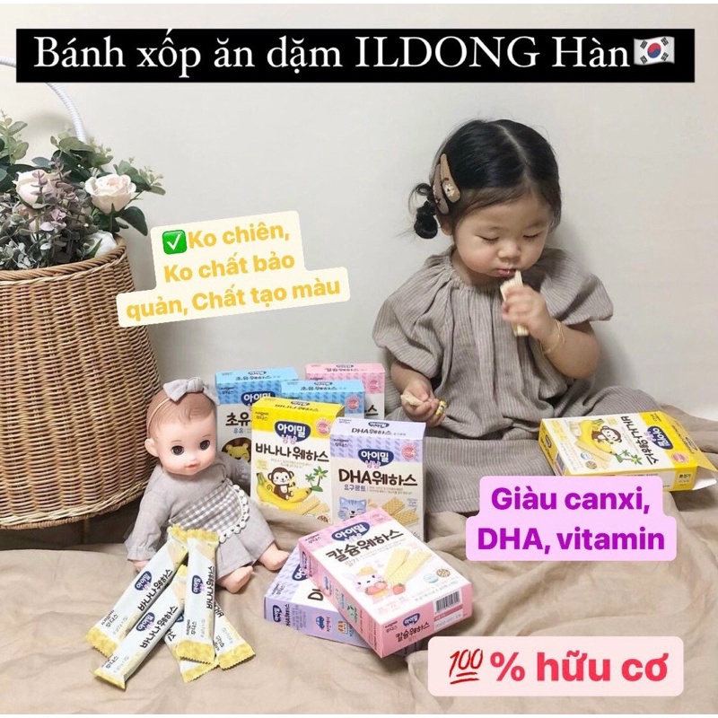 Bánh xốp ildong Hàn Quốc cho bé (Date 9/2022)