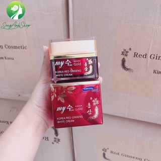 Kem hồng sâm dưỡng trắng da Red Ginseng White Cream 50ml