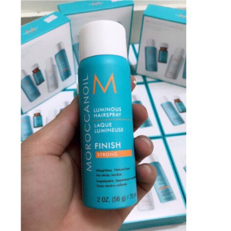 Gôm Xịt Giữ Nếp Tóc Linh Hoạt Moroccanoil Luminous Hairspray 75ml