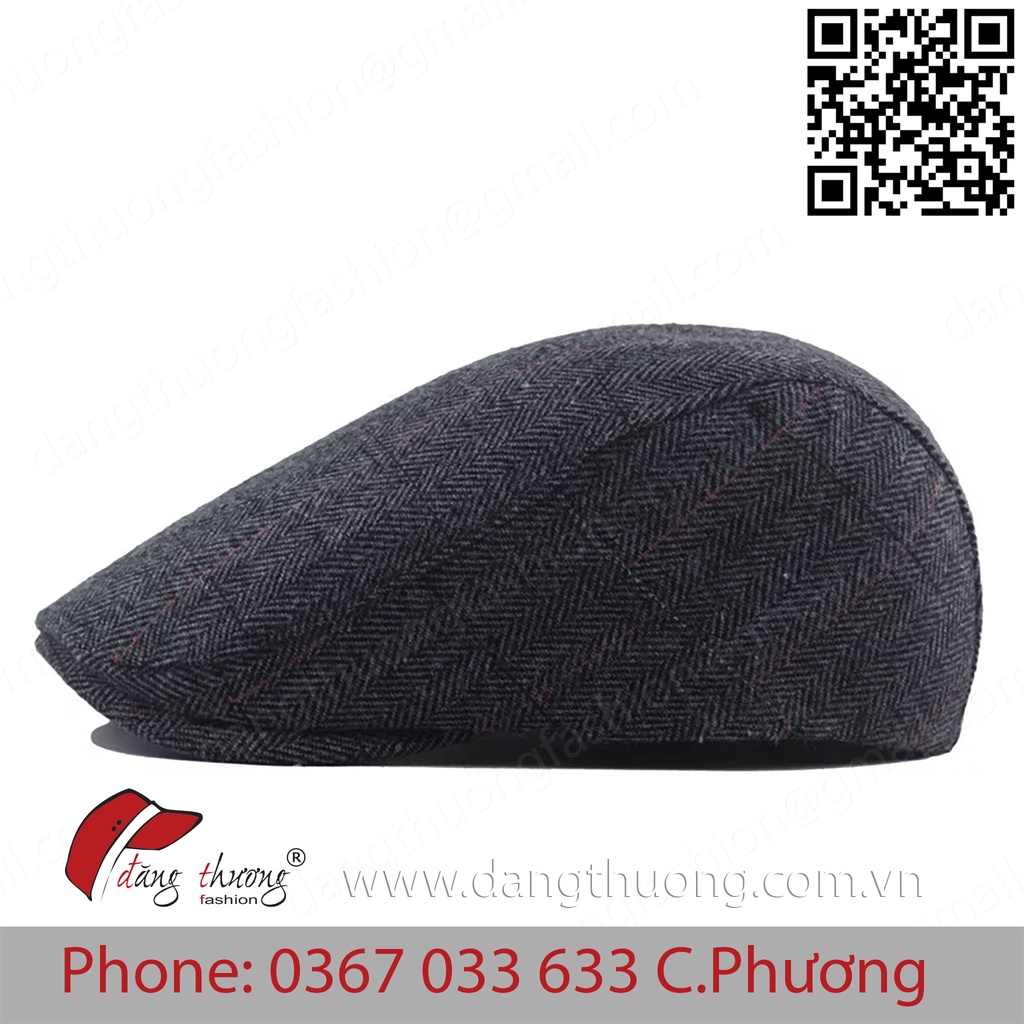[SHIP HOẢ TỐC ] [CÓ SẴN]Mũ nồi nam beret chất liệu nỉ dạ Trung Niên cổ điển