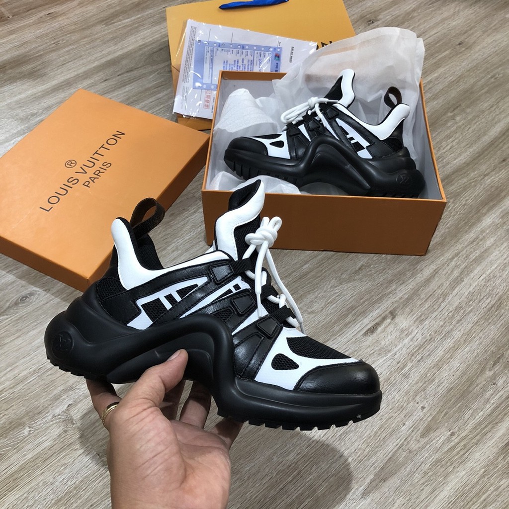 Giày LV. Archlight  đen trắng hàng 1:1 chất lượng