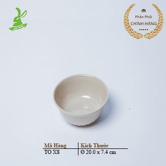 [Ưa Chuộng] Tô Xoắn X6, X7, X8 Màu Nâu Nhựa Melamine Cao Cấp Fataco Việt Nam - Chính Hãng