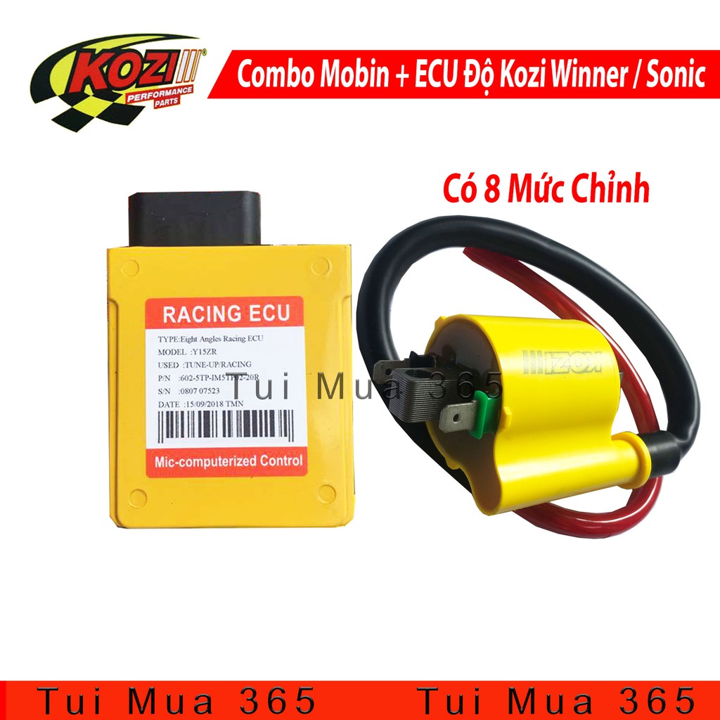 Combo IC và Mobin Sườn Độ Mở Tua Honda Winner 150cc, Sonic Kozi Có 8 Map Tăng Chỉnh