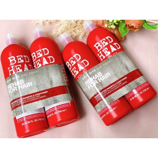Dầu gội xả tigi đỏ phục hồi tóc 750ml