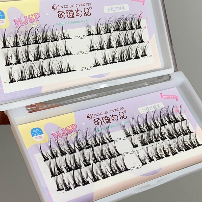 Set 3 Cặp Lông Mi Giả Dày Cong Tự Nhiên Kích Thước 5-13mm