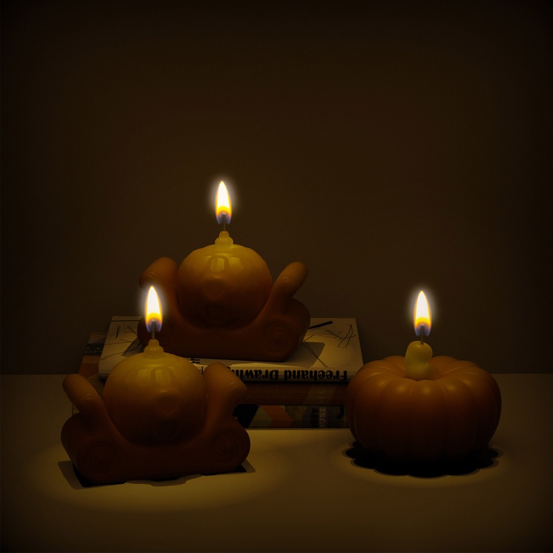 Khuôn Làm Xà Phòng Handmade Silicone Hình Bí Ngô Halloween