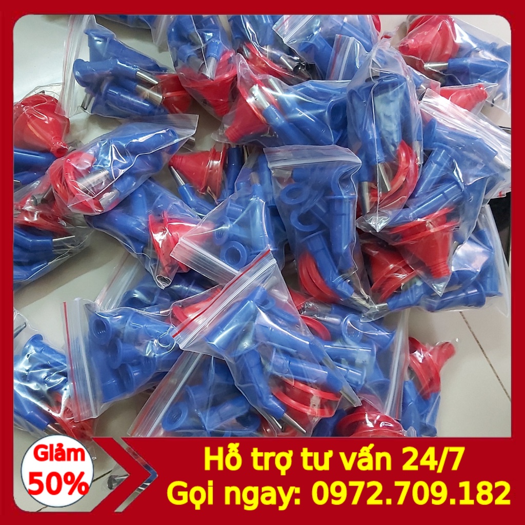 Bộ đầu vòi đi keo inox Dùng cho bắn keo Silicone, keo Xúc Xích -𝐅𝐑𝐄𝐄 𝐒𝐇𝐈𝐏- Bộ vòi đi keo inox chống mài mòn