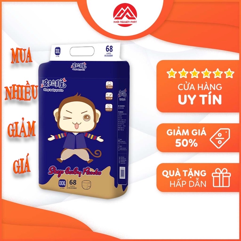 1 bịch Đại STEPBABY  Mua Nhiều  Tã/Bỉm Quần/Dán Step baby  Size M quần  Babycute  Sumikko  Takizumi, Bỉm khỉ, Tã