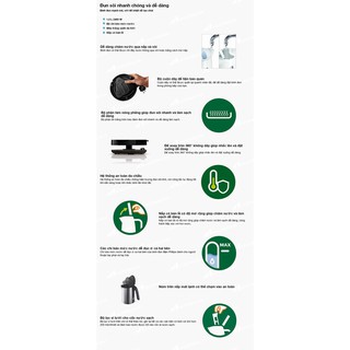 Ấm siêu tốc Philips HD4646 1.5L - Hàng nhập khẩu - PTV
