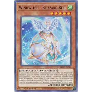 Thẻ bài Yugioh - TCG - Windwitch - Blizzard Bell / BLVO-EN016'