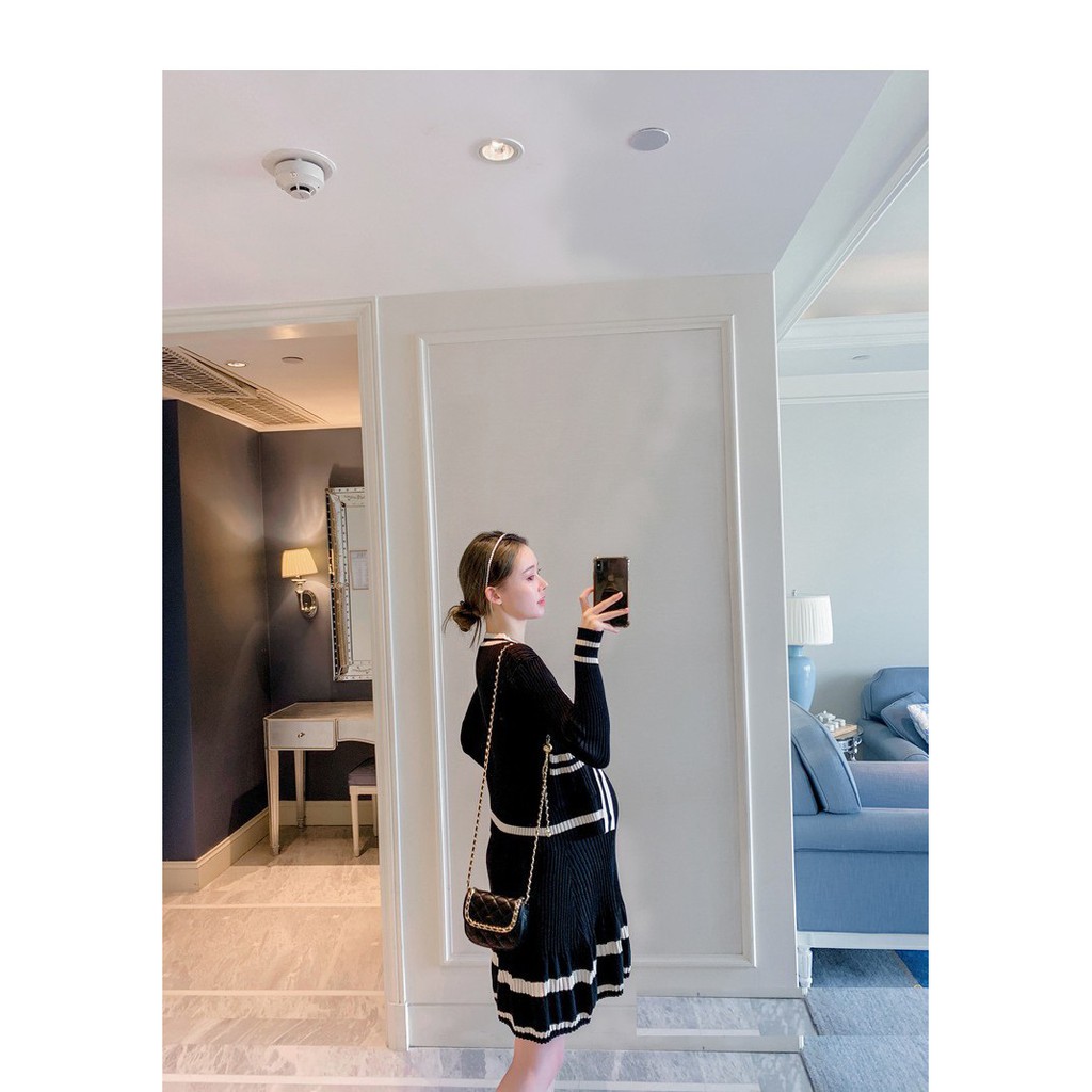 SET ÁO VÁY LEN BẦU SAV15