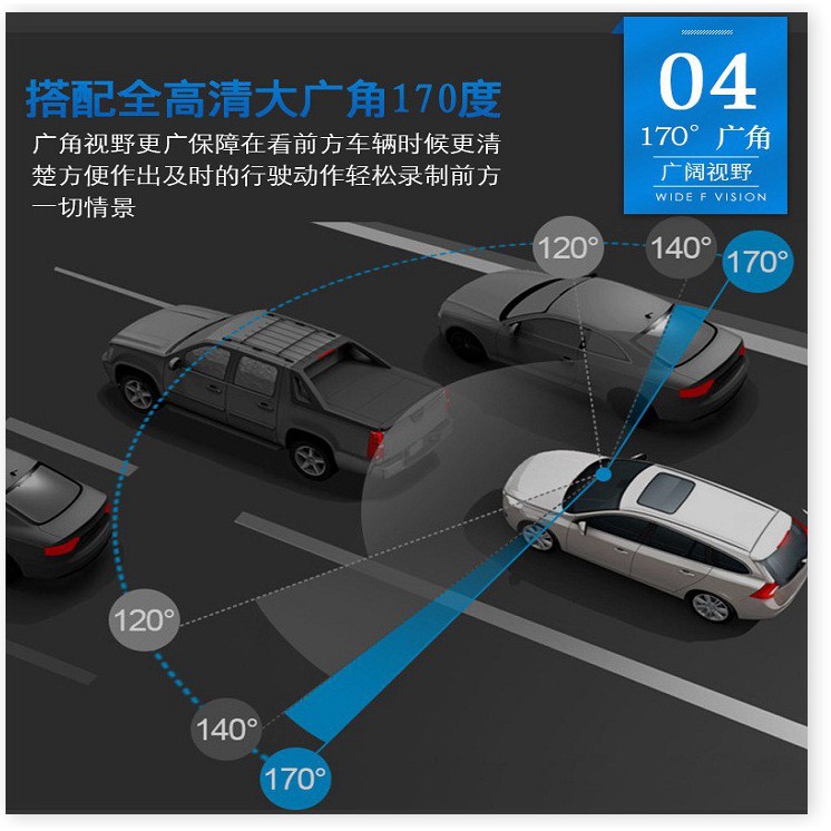 Camera hành trình gương chiếu hậu  full HD