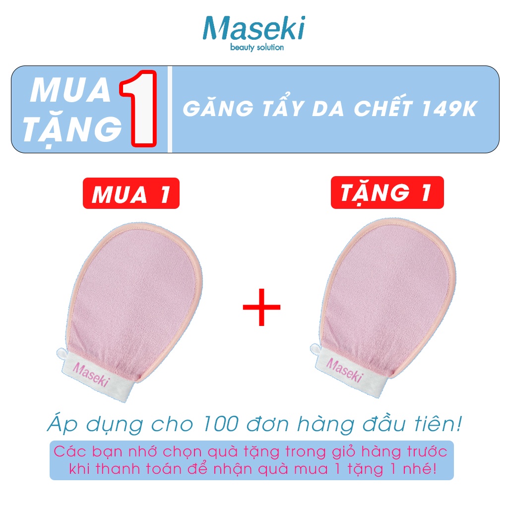 GĂNG TAY TẨY DA CHẾT CAO CẤP MASEKI - LÀM SẠCH DA HIỆU QUẢ