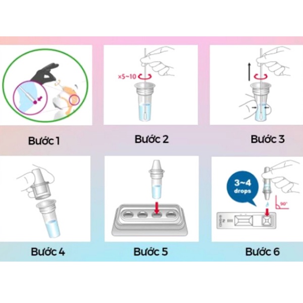 Kit test covid 19, test nhanh kháng nguyên covid Biocredid Hàn Quốc.