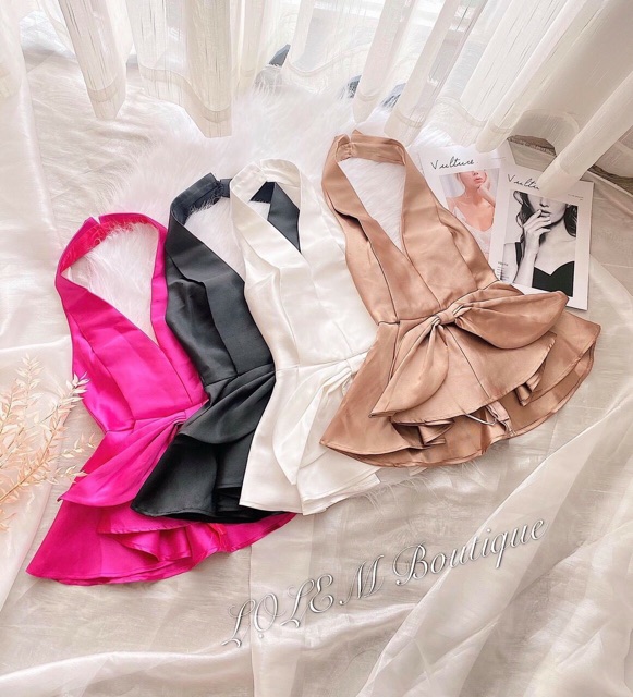 Áo phi lụa cổ yếm tùng xoè chanh xã HÌNH THẬT TRẢI SÀN VÀ MẪU SHOP CHỤP