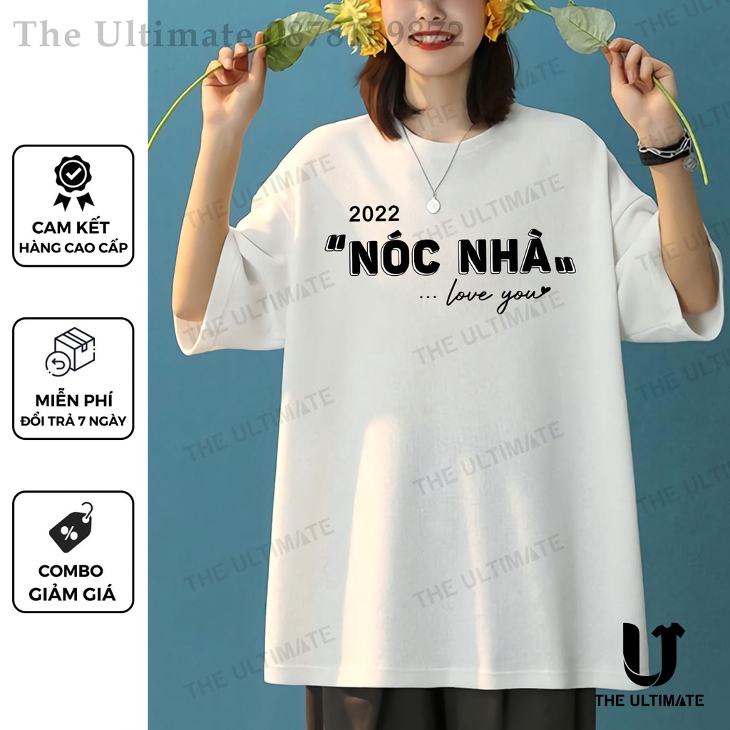 Áo phông đôi Nóc Nhà - Trụ Cột 2022 cực đáng yêu - áo cặp tay lỡ, form rộng 100% cotton co giãn | BigBuy360 - bigbuy360.vn