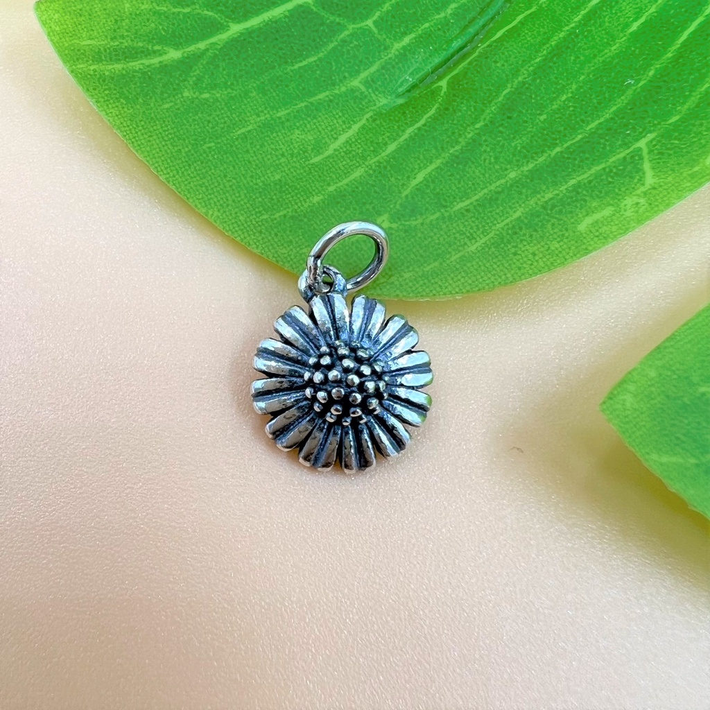Charm móc treo hoa hướng dương bạc thái - Charm Bạc 925 - Mã CA295