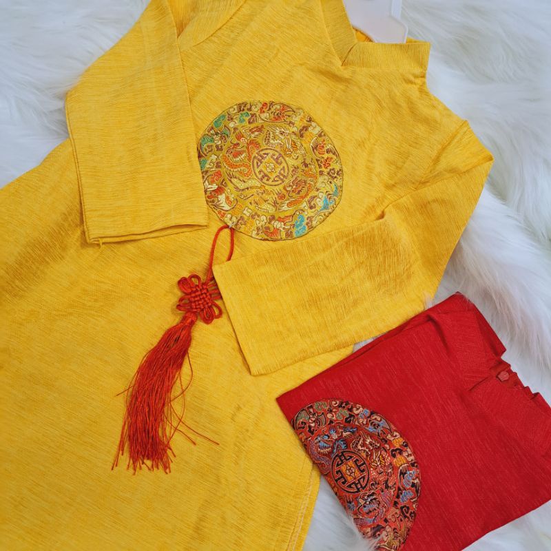 😍 Siêu phẩm áo dài  bé trai cao cấp đẹp sang chảnh mềm mại giá rẻ ảnh thật 100% bán sỉ