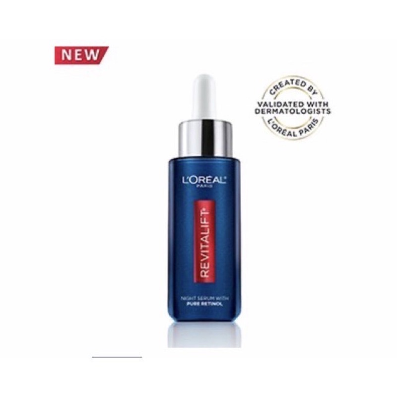 Serum Loreal ban đêm 0,3 % PURE RETINOL Revitalift Derm Instenseives 30ml