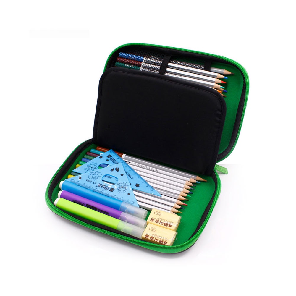 Túi Đựng Bút EVA Họa Tiết Mosaic Hoạt Hình Dễ Thương Cho Học Sinh