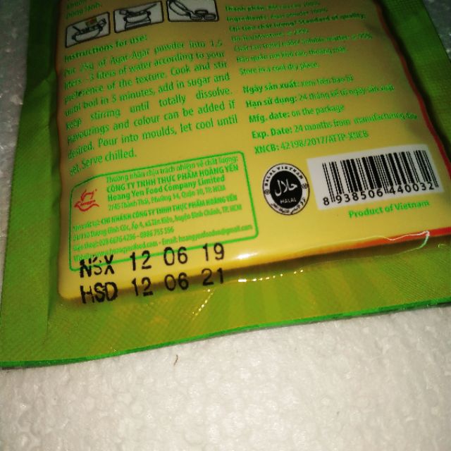 Bột rau câu giòn, làm thạch giòn ngon, gói 25g | BigBuy360 - bigbuy360.vn