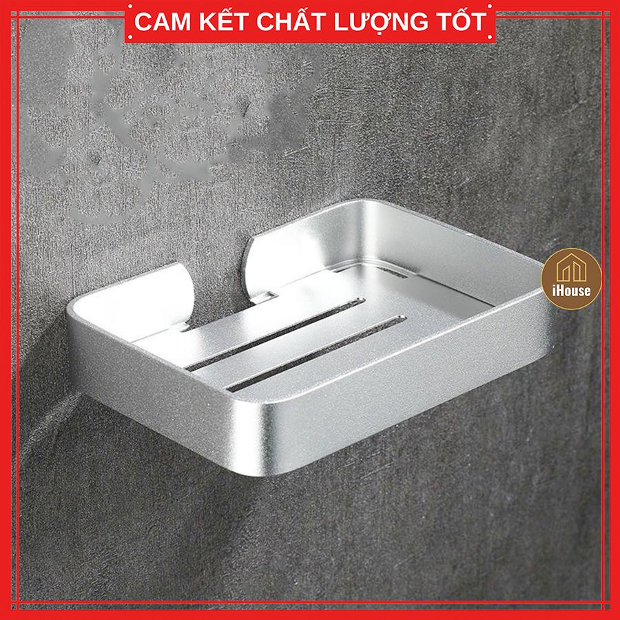 Khay Kệ Đựng Xà Phòng Xà Bông Tắm Inox Đen Trắng, Giá Để Giẻ Rửa Bát Nước Rửa Chén Bền Đẹp