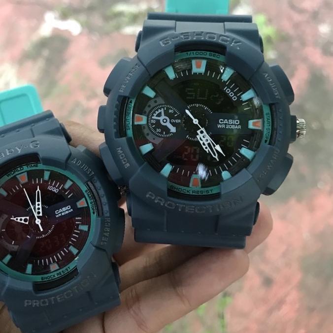 Đồng Hồ Thể Thao Gshock GA110 BABY-G Màu Đen Cho Cặp Đôi ***