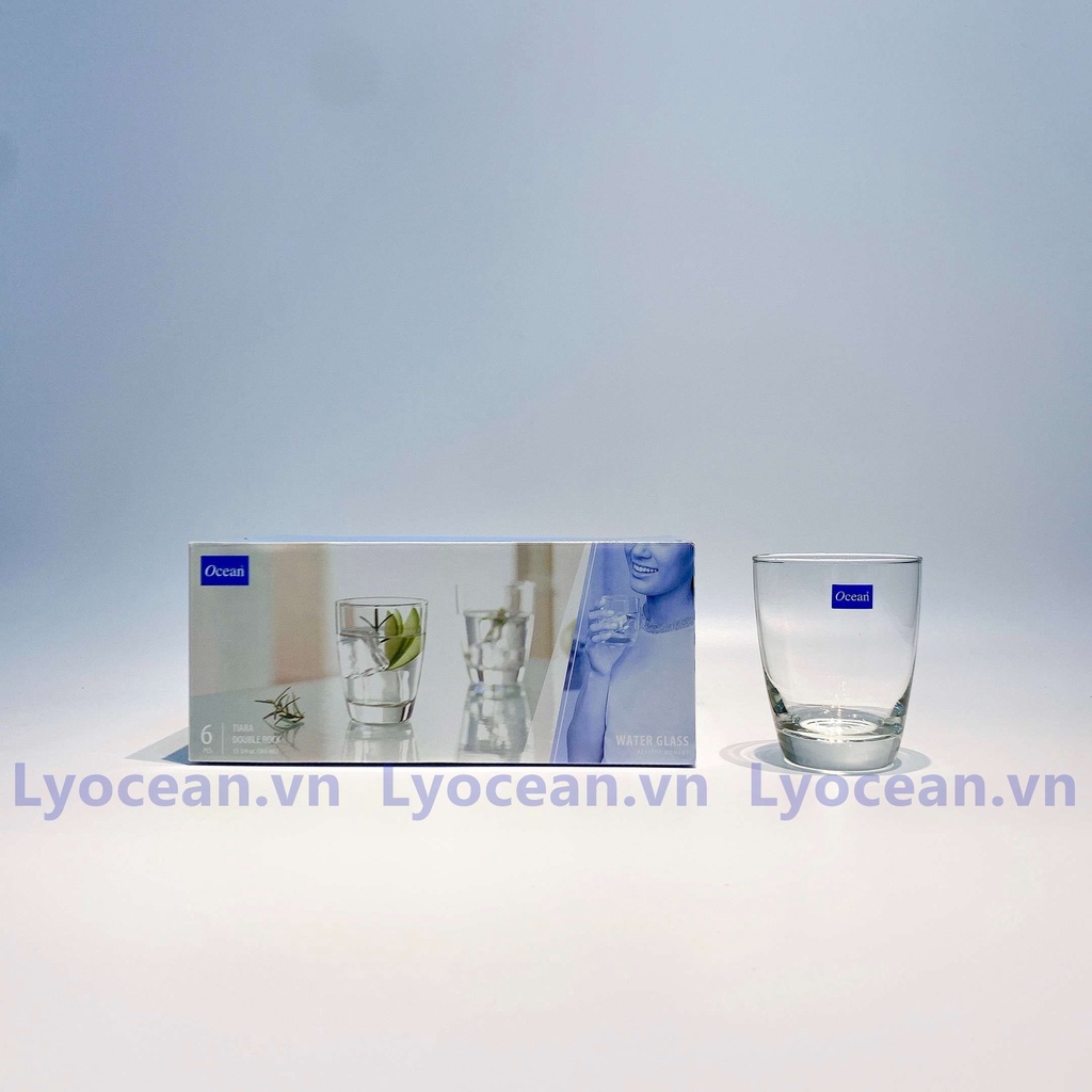 (Ocean.2013) BỘ 6 CỐC THỦY TINH TIARA OCEAN THÁI LAN- 365ML