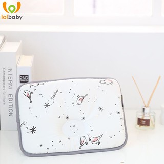 Gối sơ sinh chống móp đầu LOLBaby Galaxy Star Grey