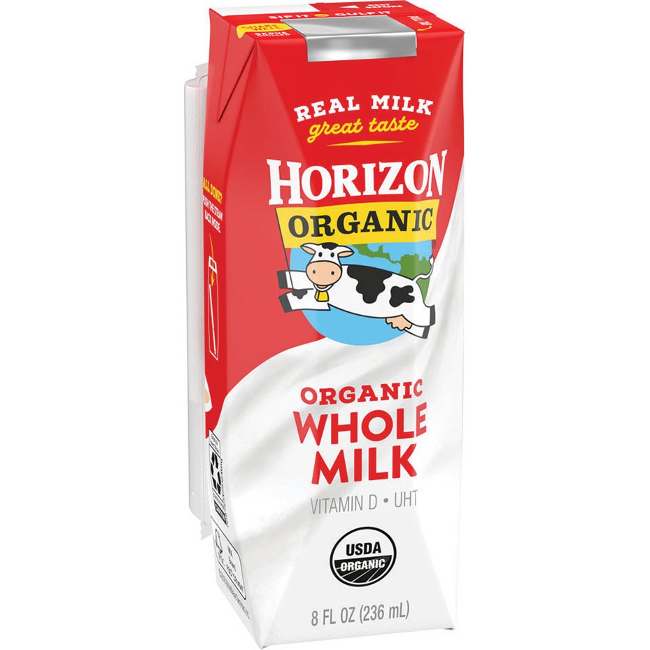 BAY AIR- date 8/2022 sữa HORIZON 18 hộp ORGANIC WHOLE MILK