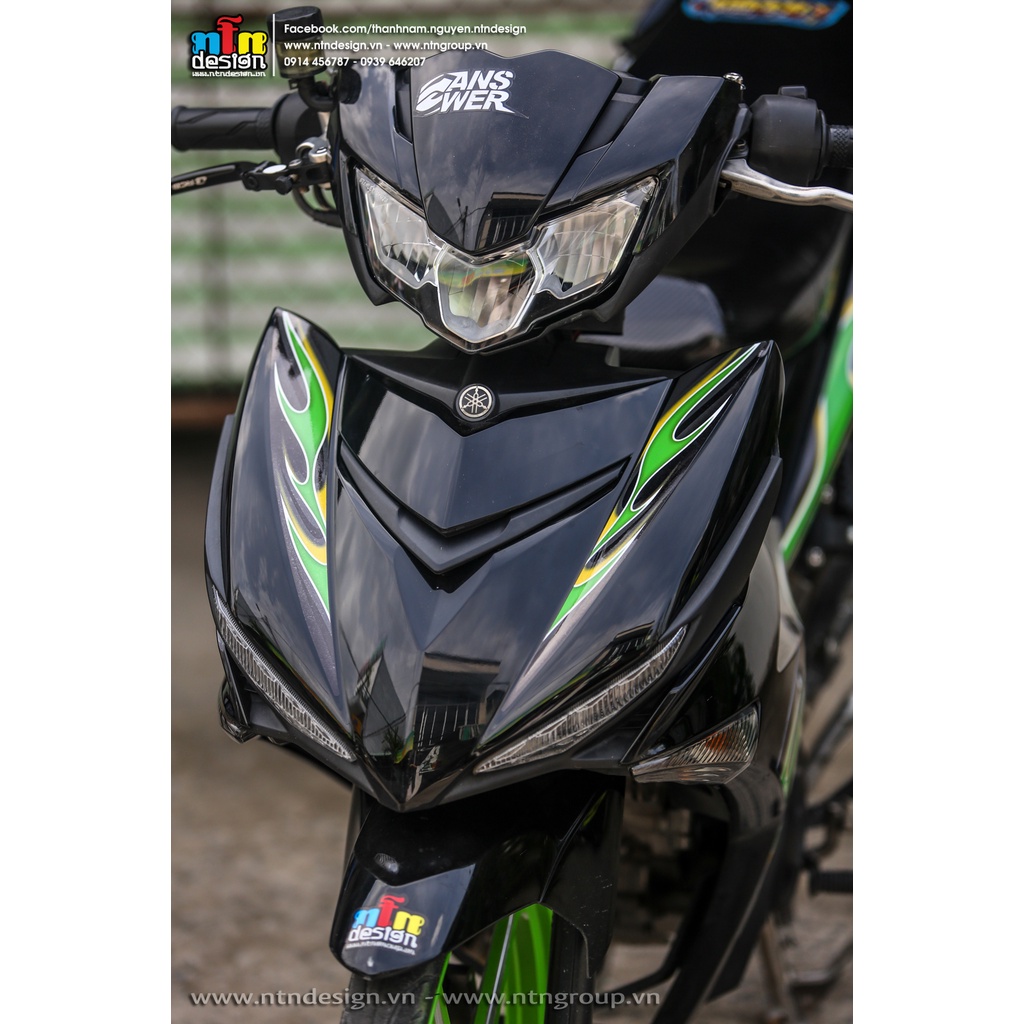 Tem Exciter 150 mẫu tem lửa N19