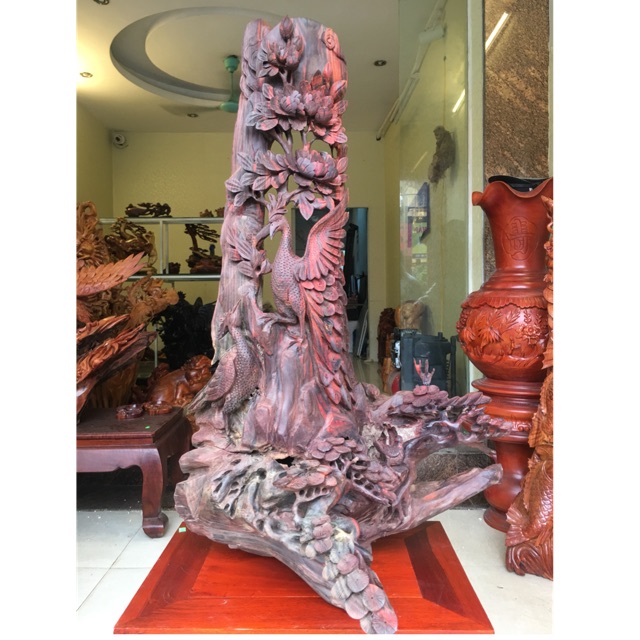 Phu thê viên mãn gỗ trắc