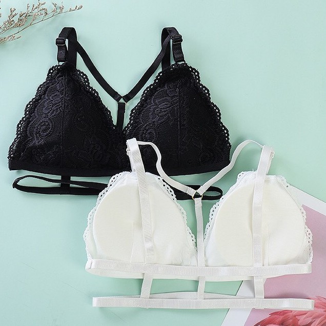 Bralette Ren Chữ Y Sexy không gọng kèm đệm mút siêu tôn dáng cao cấp QUINN BRA AB428 - Áo Lót áo ngực gợi cảm nâng ngực