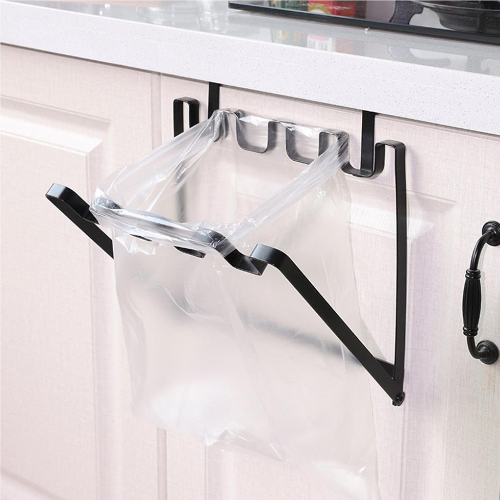 Giá Đỡ Treo Túi Rác Bằng Kim Loại Chống Trượt Tiện Dụng Cho Nhà Bếp