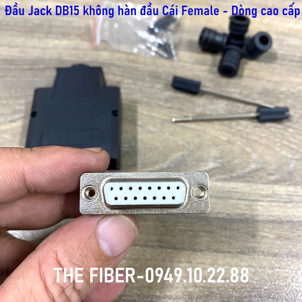 Đầu Jack DB15 không hàn đầu Cái Female - Dòng cao cấp