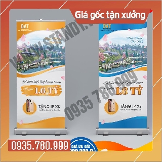 Chân Standee cuốn nhôm kích thước 60x160cm