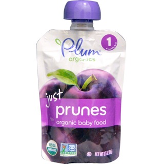 Trái cây nghiền Plum organic Vị Prunes