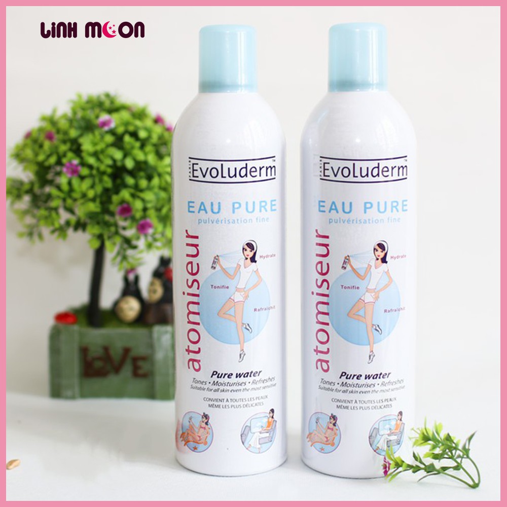 Xịt khoáng Evoluderm Atomiseur Eau Pure Pháp 150ml/400ml | BigBuy360 - bigbuy360.vn