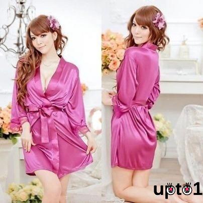 Áo choàng ngủ bằng lụa satin quyến rũ dành cho nữ | BigBuy360 - bigbuy360.vn