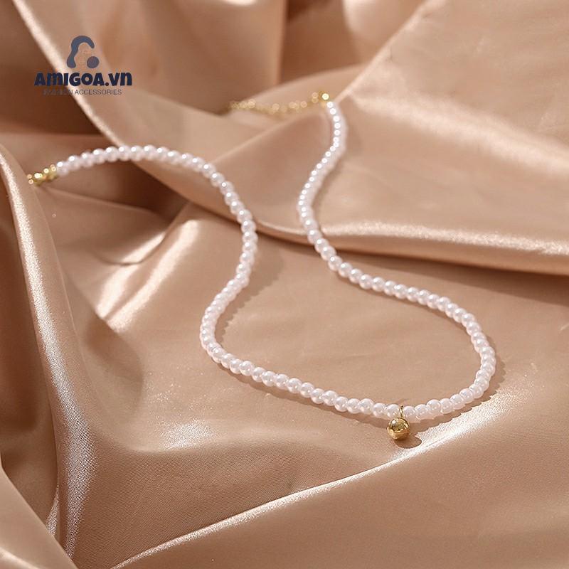 ✨✨Vòng cổ đính ngọc trai nhân tạo