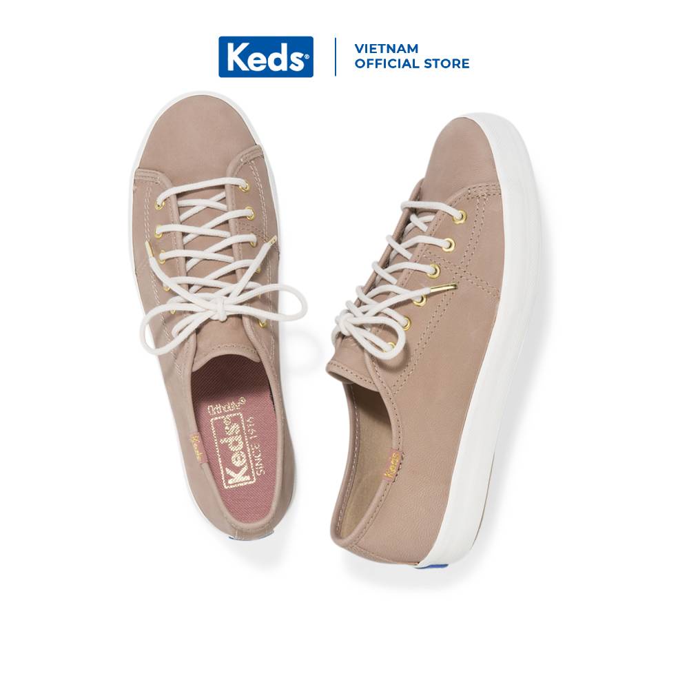 Giày Keds Nữ - Kickstart Leather Natural - KD059037