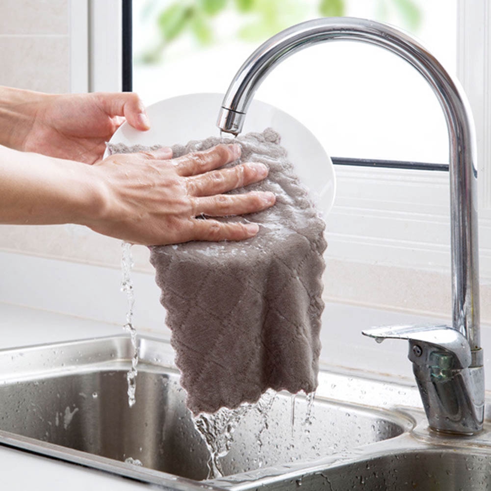 Khăn lau chén dĩa bằng vi sợi siêu thấm hút cao cấp