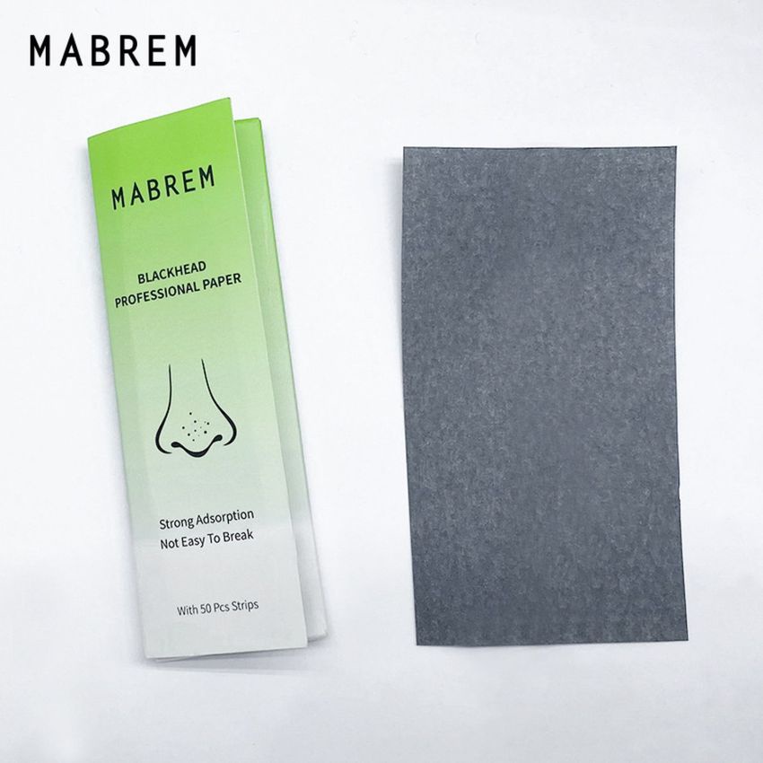 Set 50 Giấy Lột Mụn Đầu Đen MABREM Chuyên Nghiệp Tiện Dụng