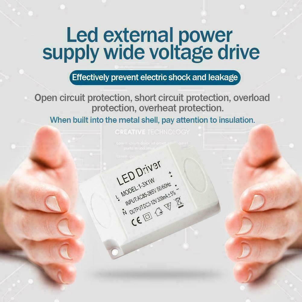 LED Driver Trafo 3W 7W 10W 18W 25W 36W Netzteil Treiber F4D2 F2D6 3-12V Transforma DC T6S4
